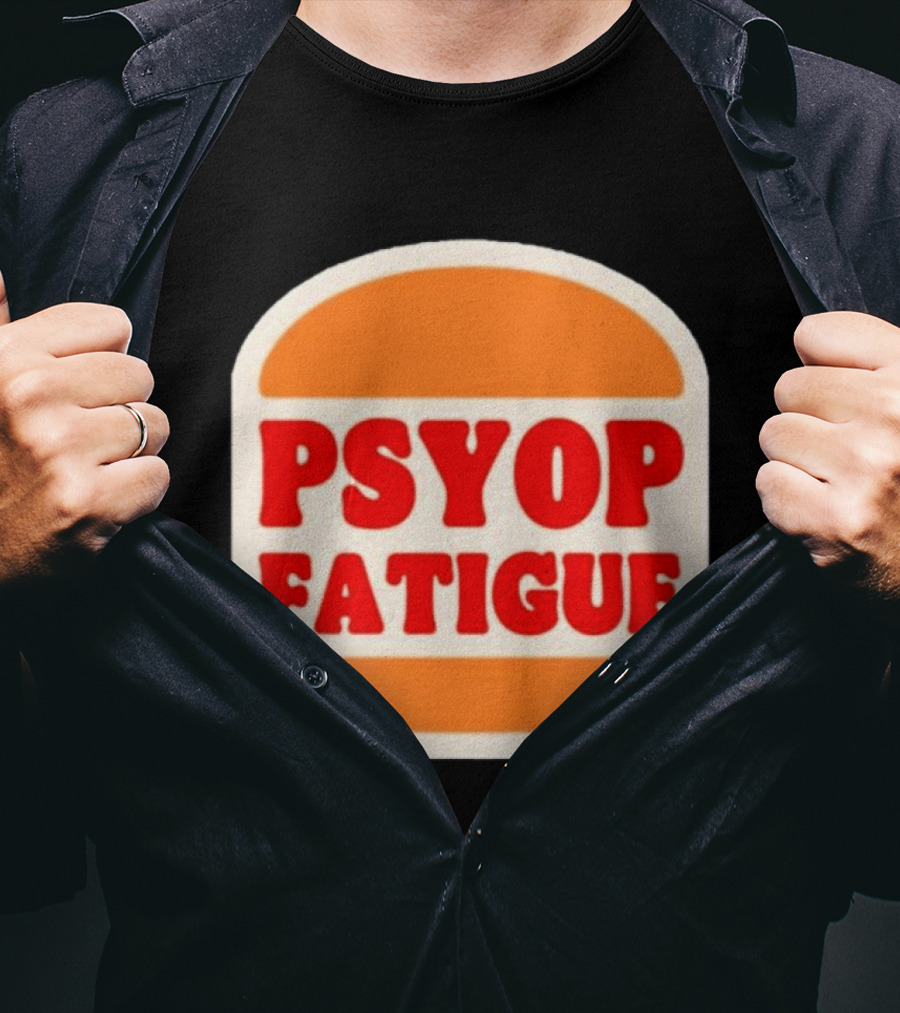 Psyop Fatigue Burger Parody Spirituallock T-Shirt