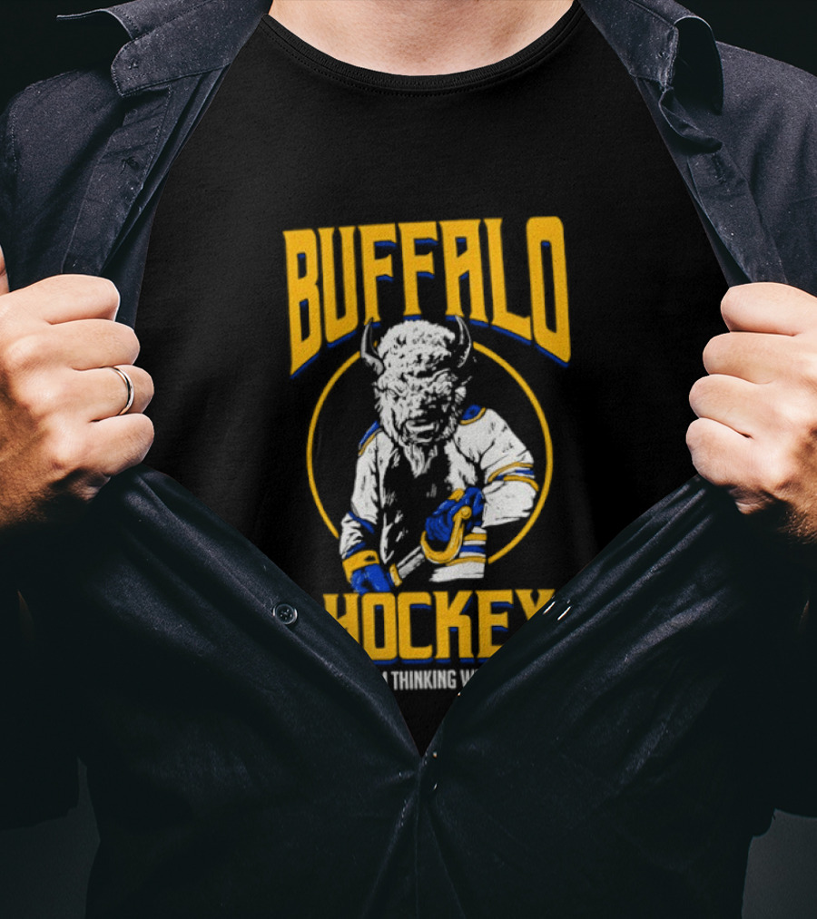 Buffalo Sabres Hockey Yeah I'm Thinking We're Back T-Shirt