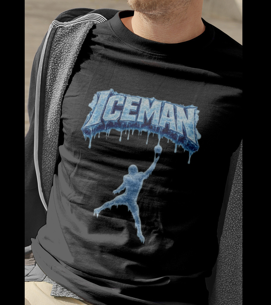 Iceman Caleb Williams Chicago Bears Football Player Ice T-Shirt