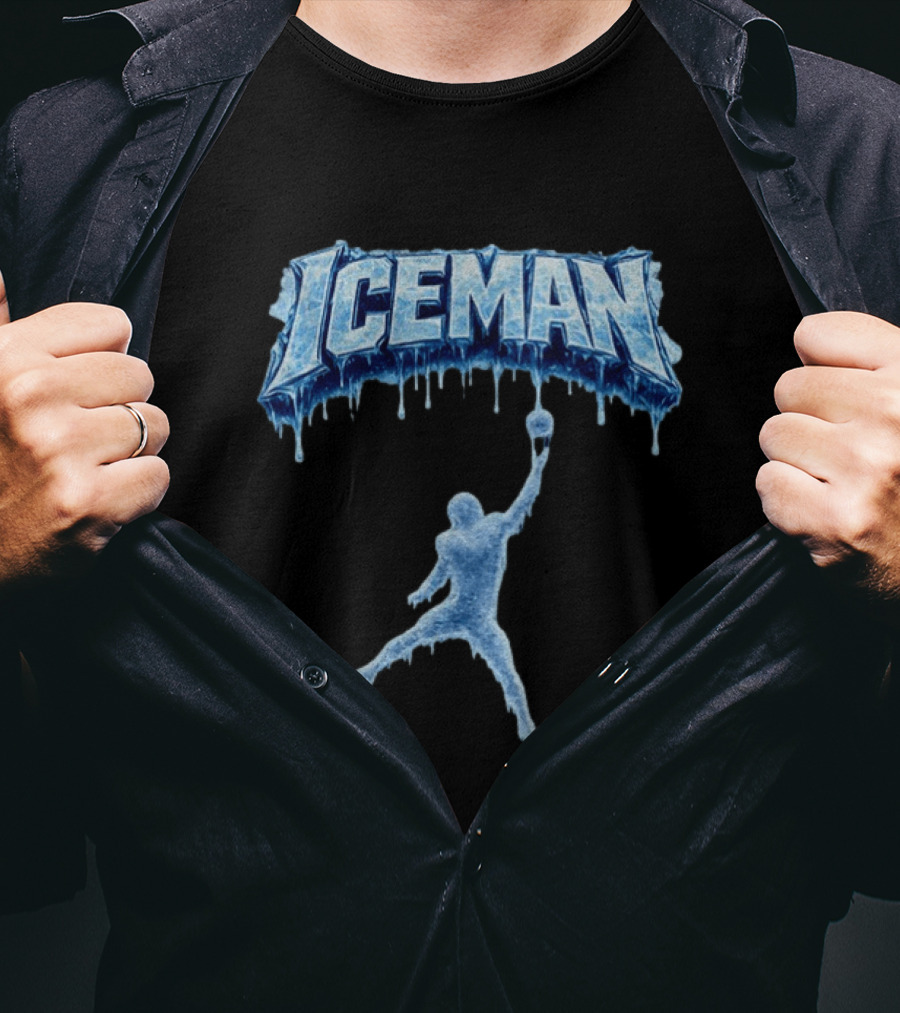 Iceman Caleb Williams Chicago Bears Football Player Ice T-Shirt