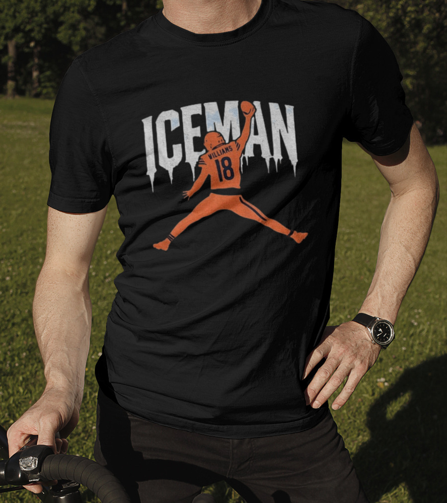 IceMan Williams 18 Jumpman Chicago Bears Football Meme T-Shirt