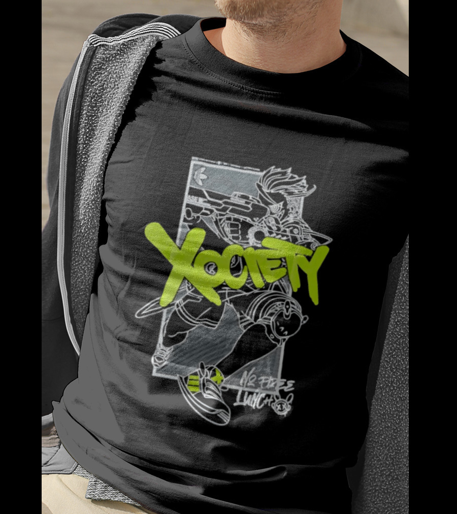 Xociety No Free Lunch Streetwear Fashion T-Shirt