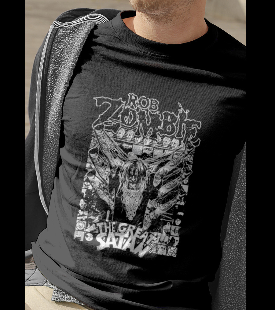 Rob Zombie The Great Satan Iconic Album T-Shirt