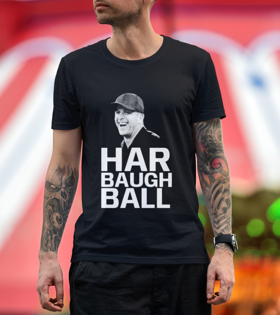 Jim Harbaugh Ball New York Giants Coach T-Shirt