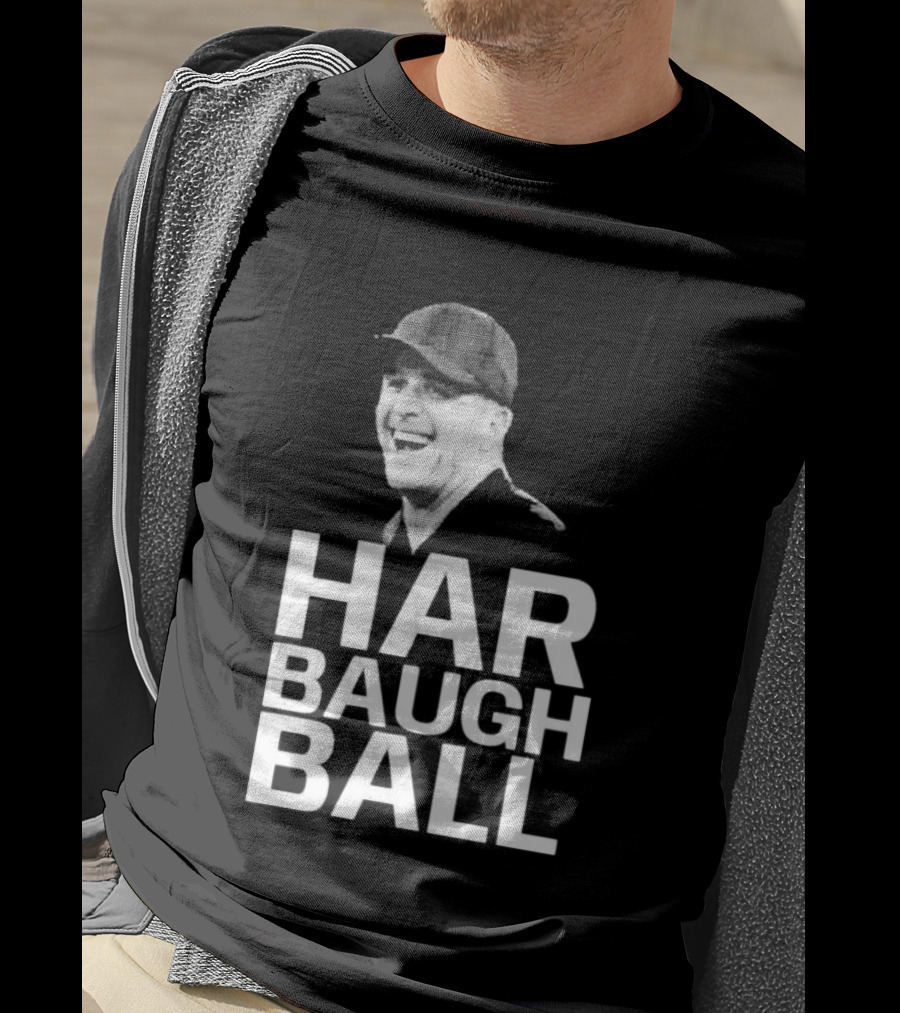 Jim Harbaugh Ball New York Giants Coach T-Shirt