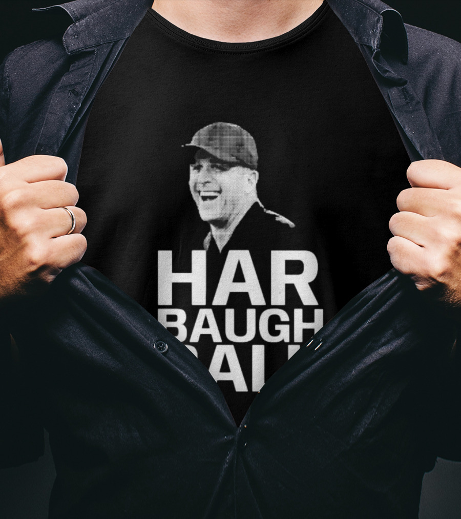 Jim Harbaugh Ball New York Giants Coach T-Shirt