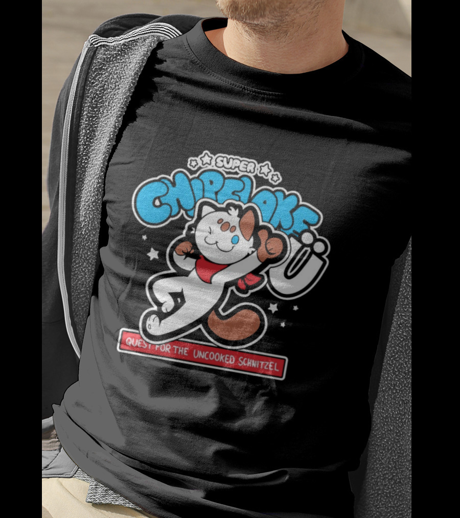 Chipflake Super Chipflake Ü Quest For The Uncooked Schnitzel T-Shirt