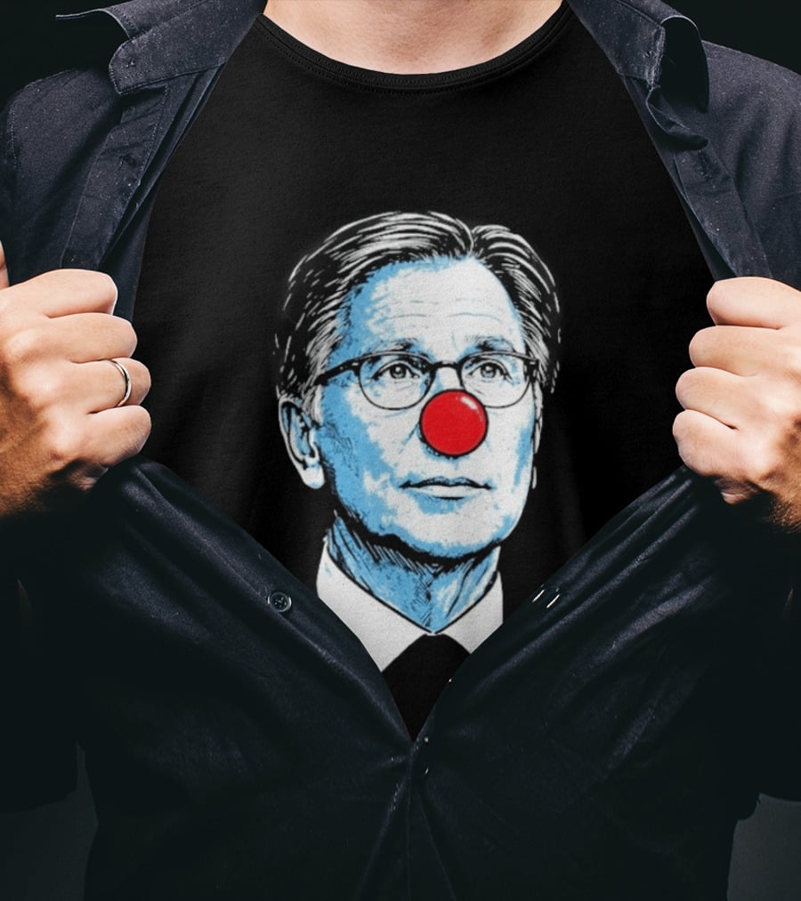 Craig Breslow Clown Portrait Red Nose T-Shirt