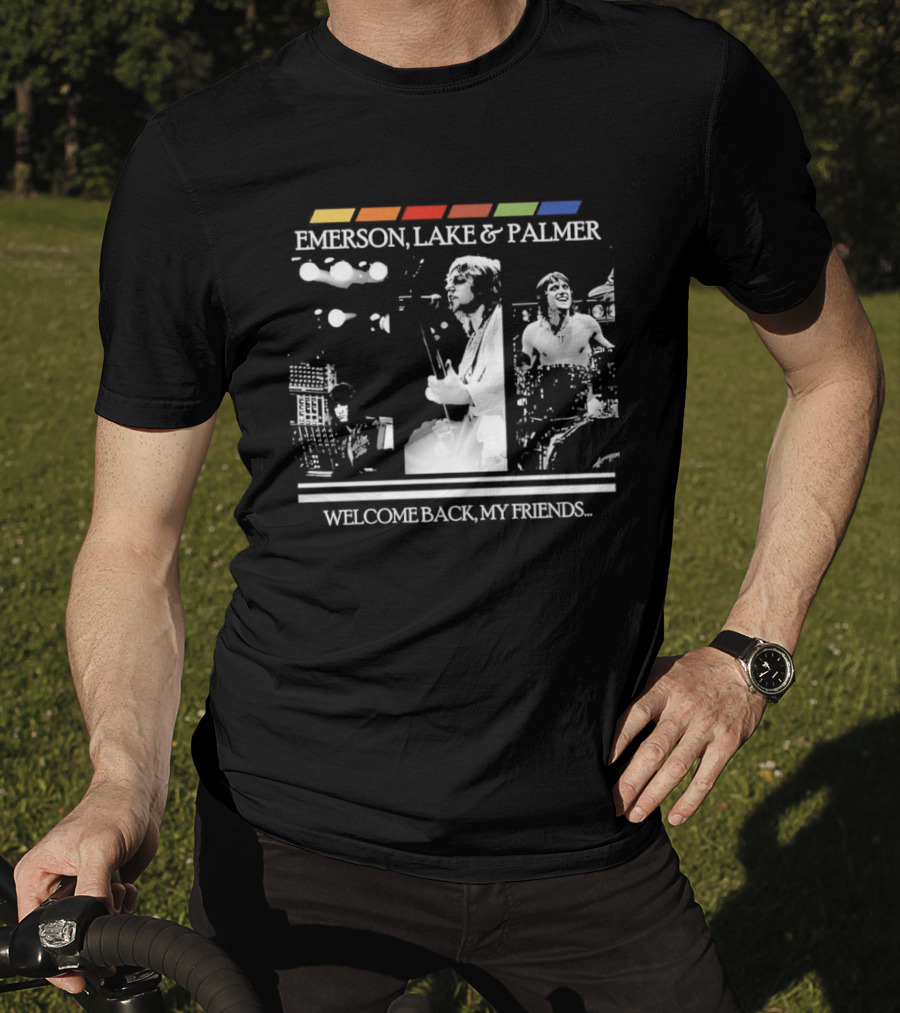 Emerson Lake And Palmer Welcome Back My Friends Retro Concert T-Shirt