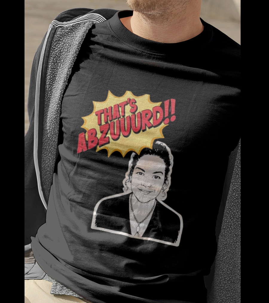 THAT'S ABZUUURD Cartoon Style Comic Expression T-Shirt