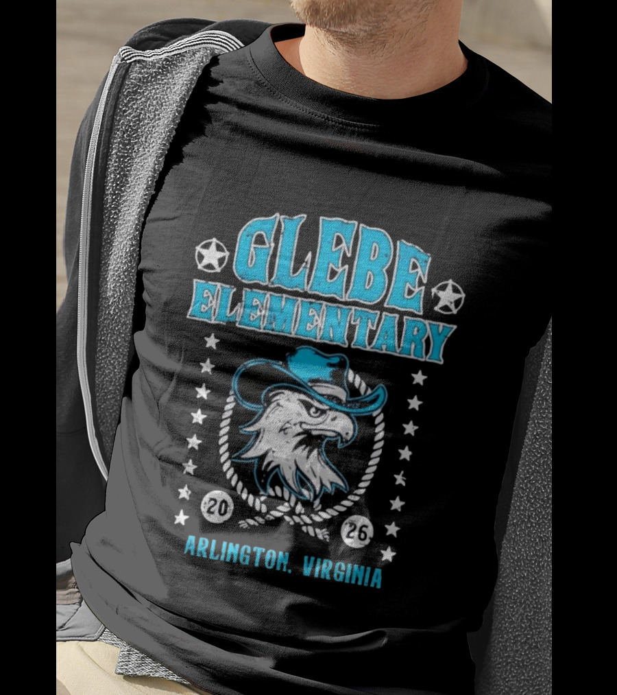 Glebe Elementary Arlington Virginia 2026 Eagle Sheriff T-Shirt