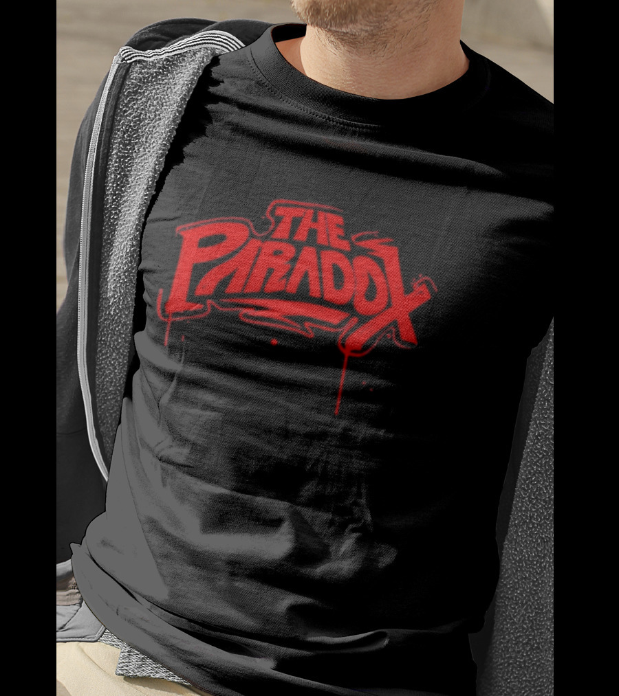 The Paradox Red Dripping Spray Paint T-Shirt