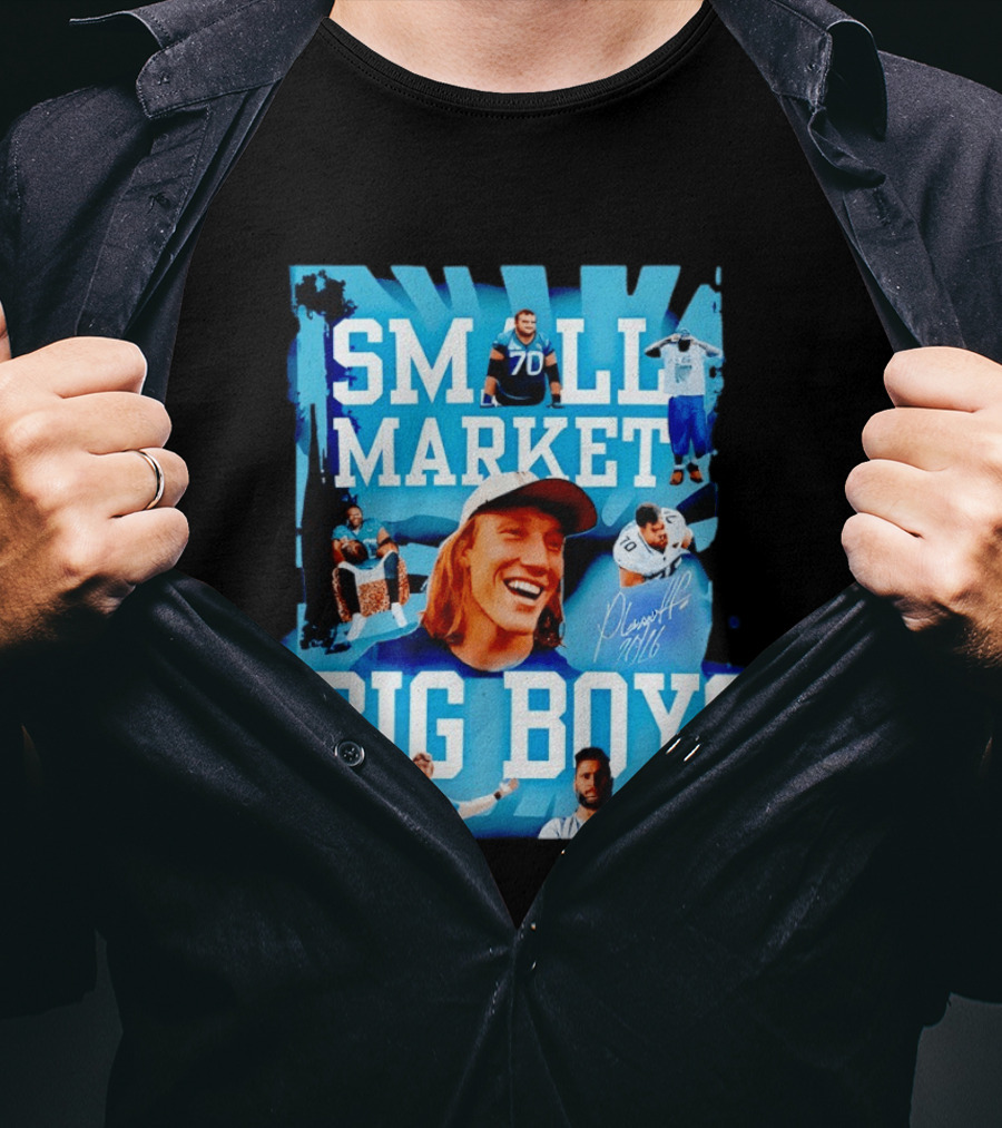 Small Market Big Boys Trevor Lawrence Jacksonville Jaguars Playoffs 2016 T-Shirt