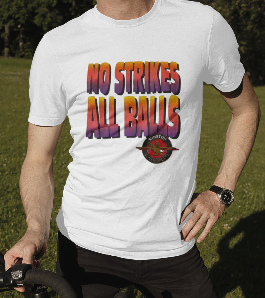 Winston Motorsports No Strikes All Balls T-Shirt