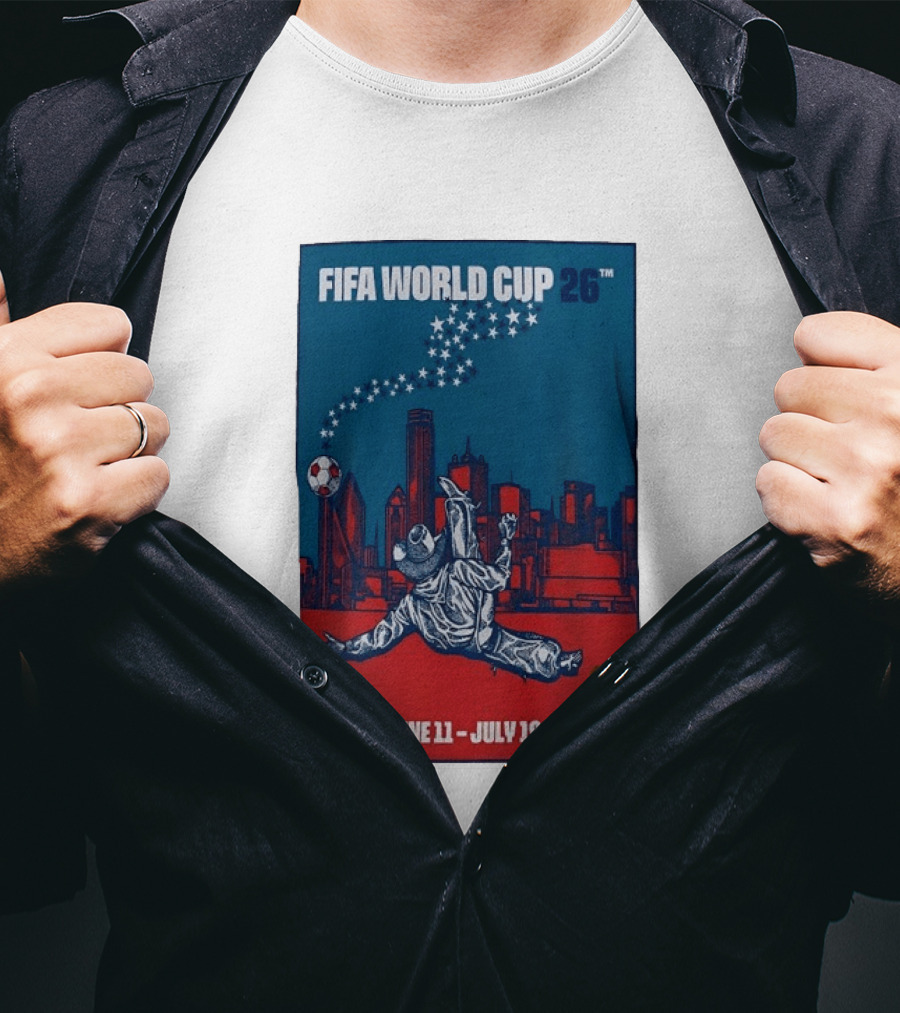 FIFA World Cup 2026 Dallas Cowboy June 11 July 19 T-Shirt