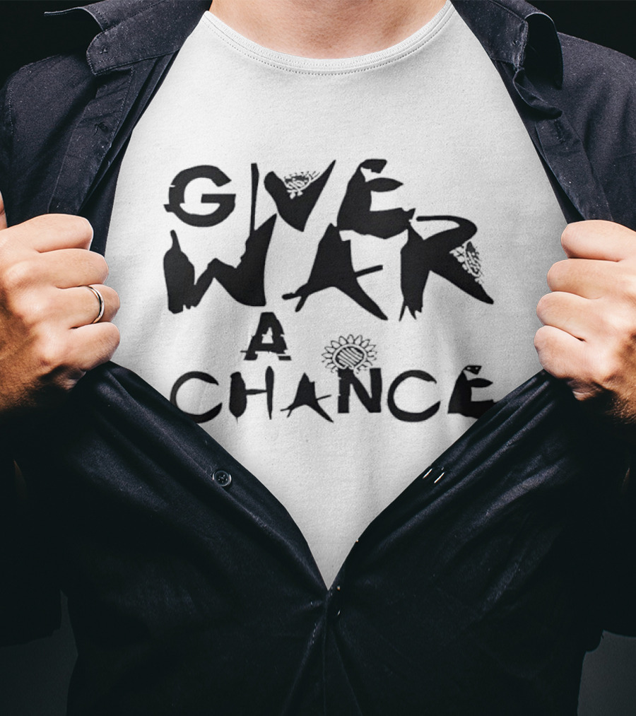 Give War A Chance Sunflower T-Shirt
