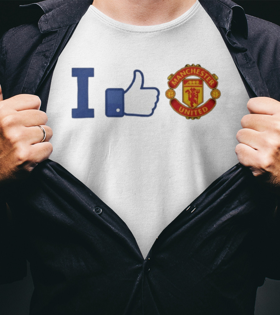 I Like Manchester United Thumbs Up T-Shirt
