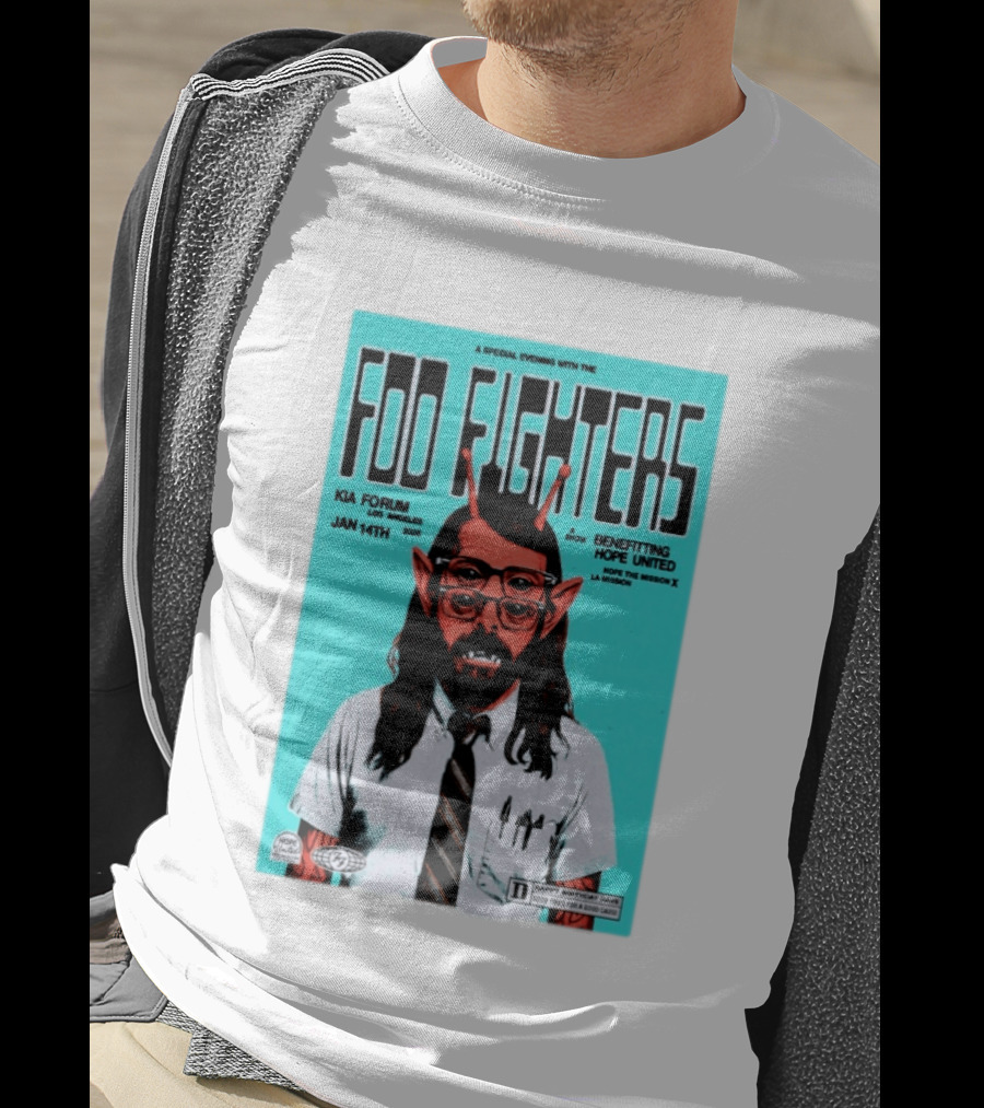 A Special Evening With Foo Fighters Jan 14th 2026 Kia Forum Los Angeles Benefitting Hope United T-Shirt