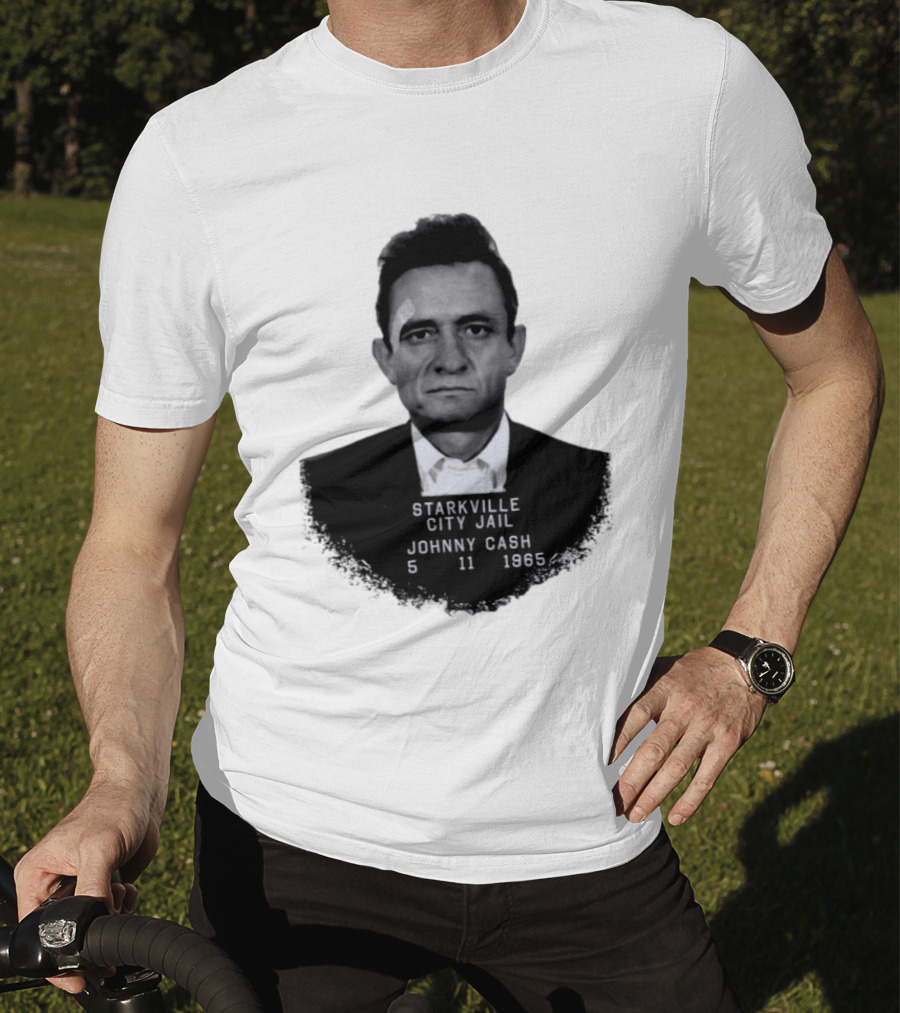 Johnny Cash Starkville City Jail 5 11 1965 T-Shirt