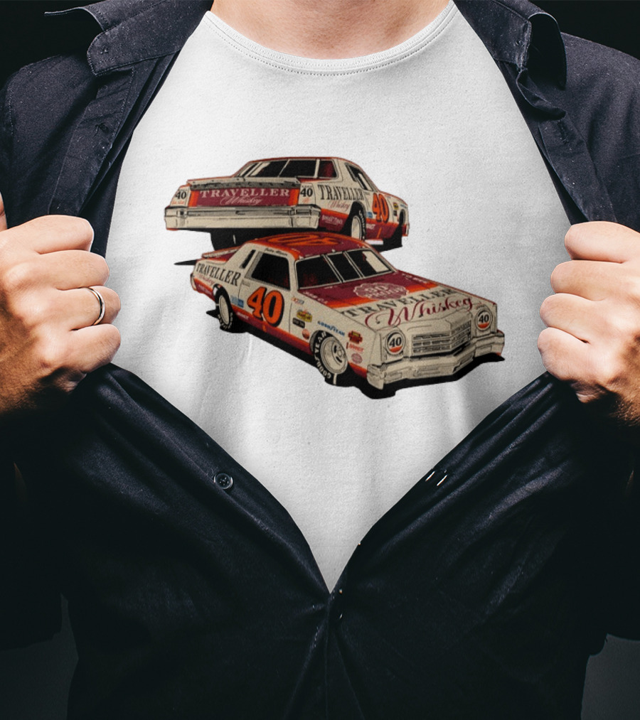 Justin Allgaier No 40 1978 Traveller Whiskey Die Cast Racing Car T-Shirt