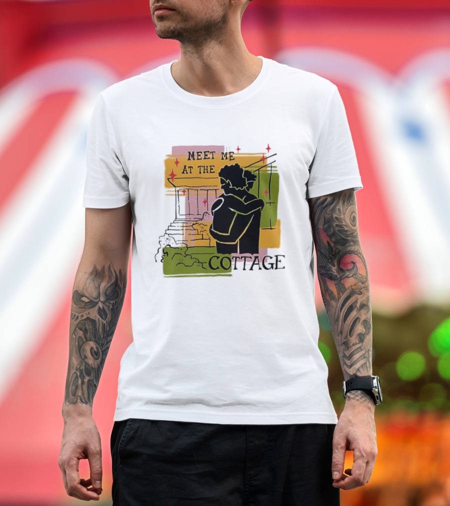 Meet Me At The Cottage Embrace By The Porch Steps T-Shirt