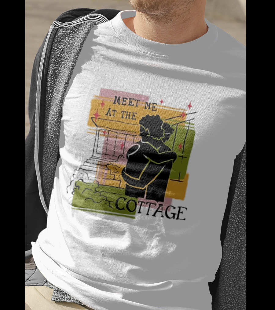 Meet Me At The Cottage Embrace By The Porch Steps T-Shirt