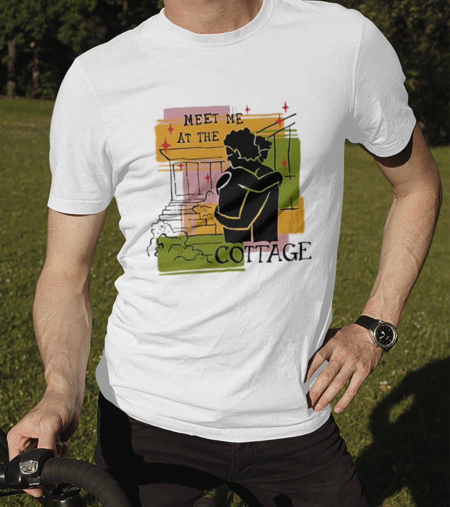 Meet Me At The Cottage Embrace By The Porch Steps T-Shirt