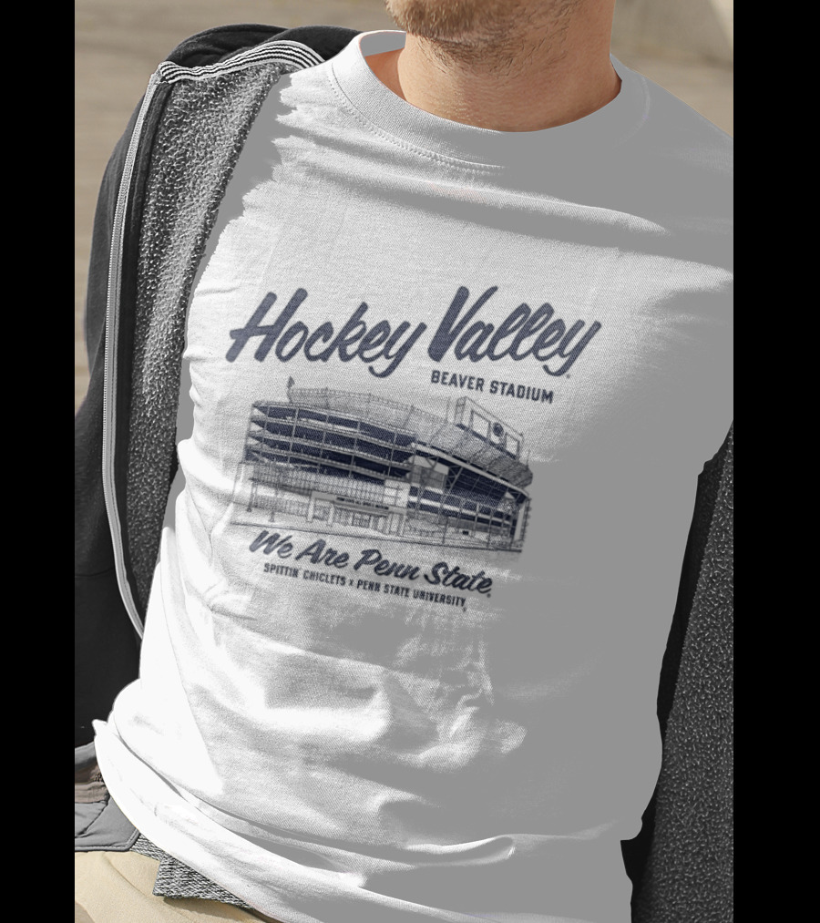 Hockey Valley Stadium Penn State Hockey We Are Penn State Spittin Chiclets T-Shirt