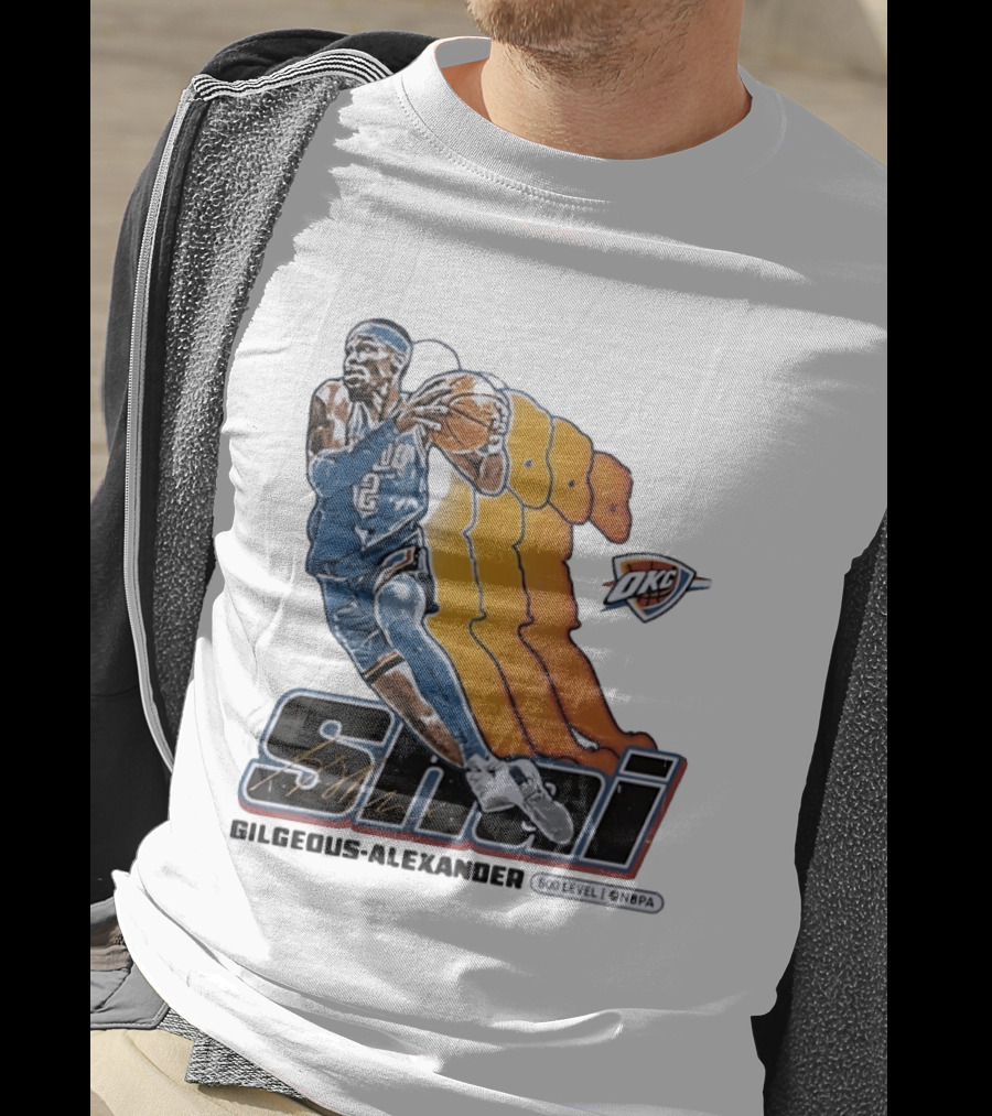 Shai Gilgeous Alexander Oklahoma City Thunder 500 Level NBPA T-Shirt
