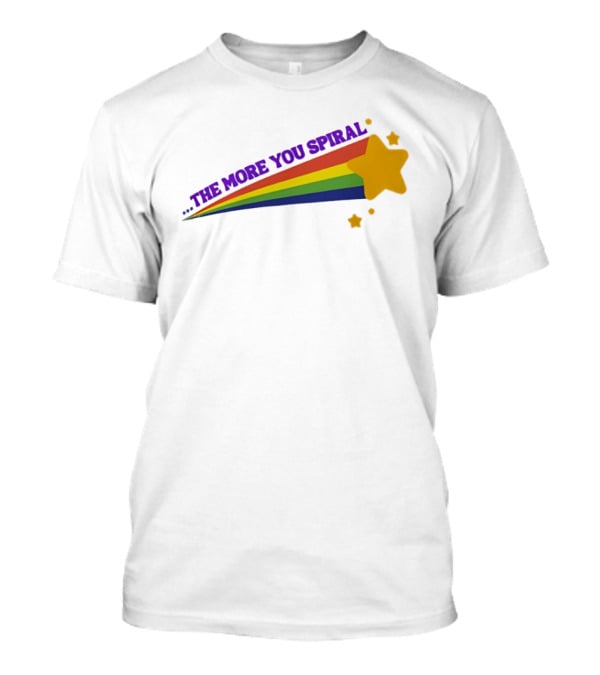 The More You Spiral Star Rainbow T-Shirt