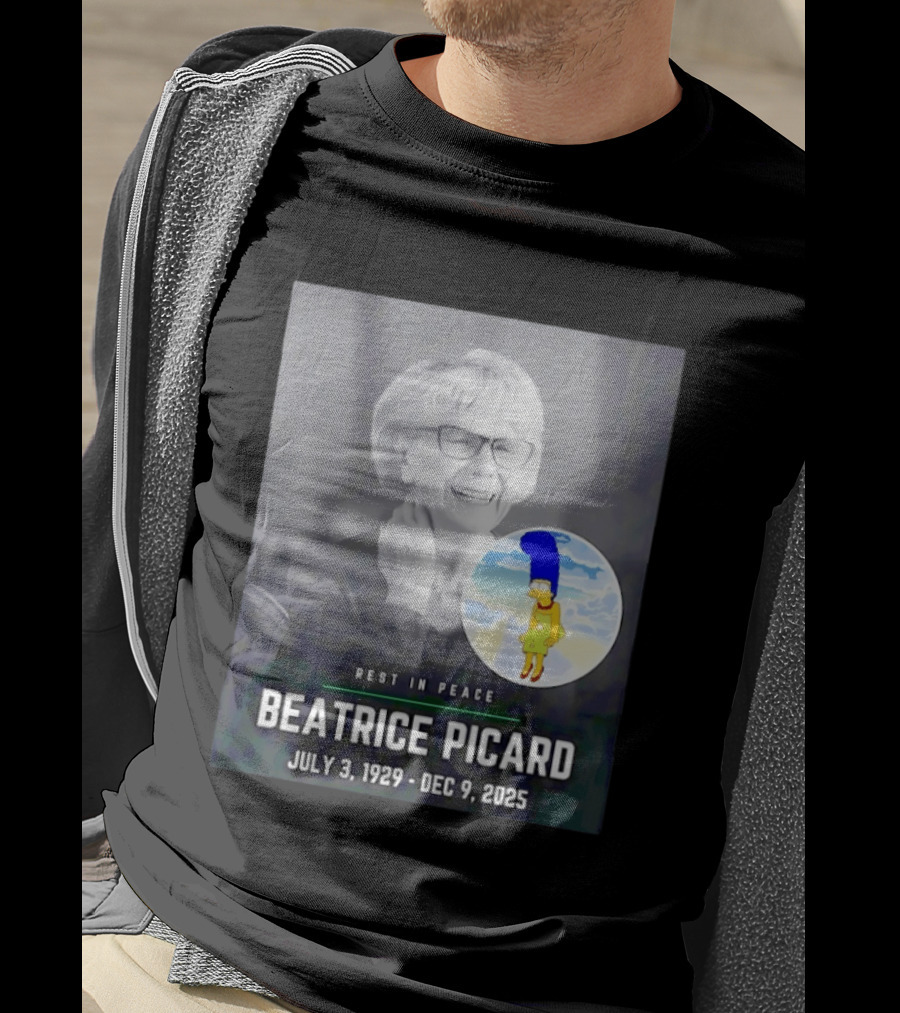 Rest In Peace Beatrice Picard July 3 1929 To Dec 9 2025 T-Shirt