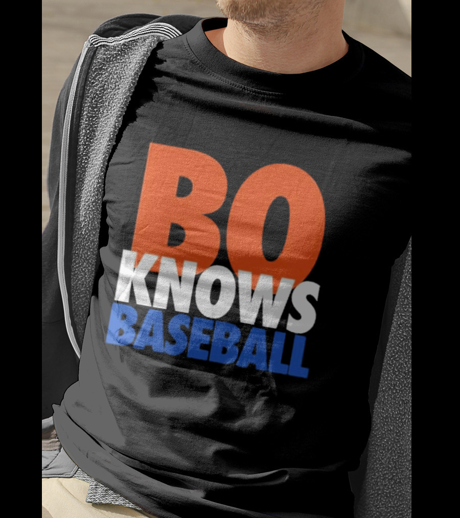 Bo Knows Baseball Retro Sports T-Shirt