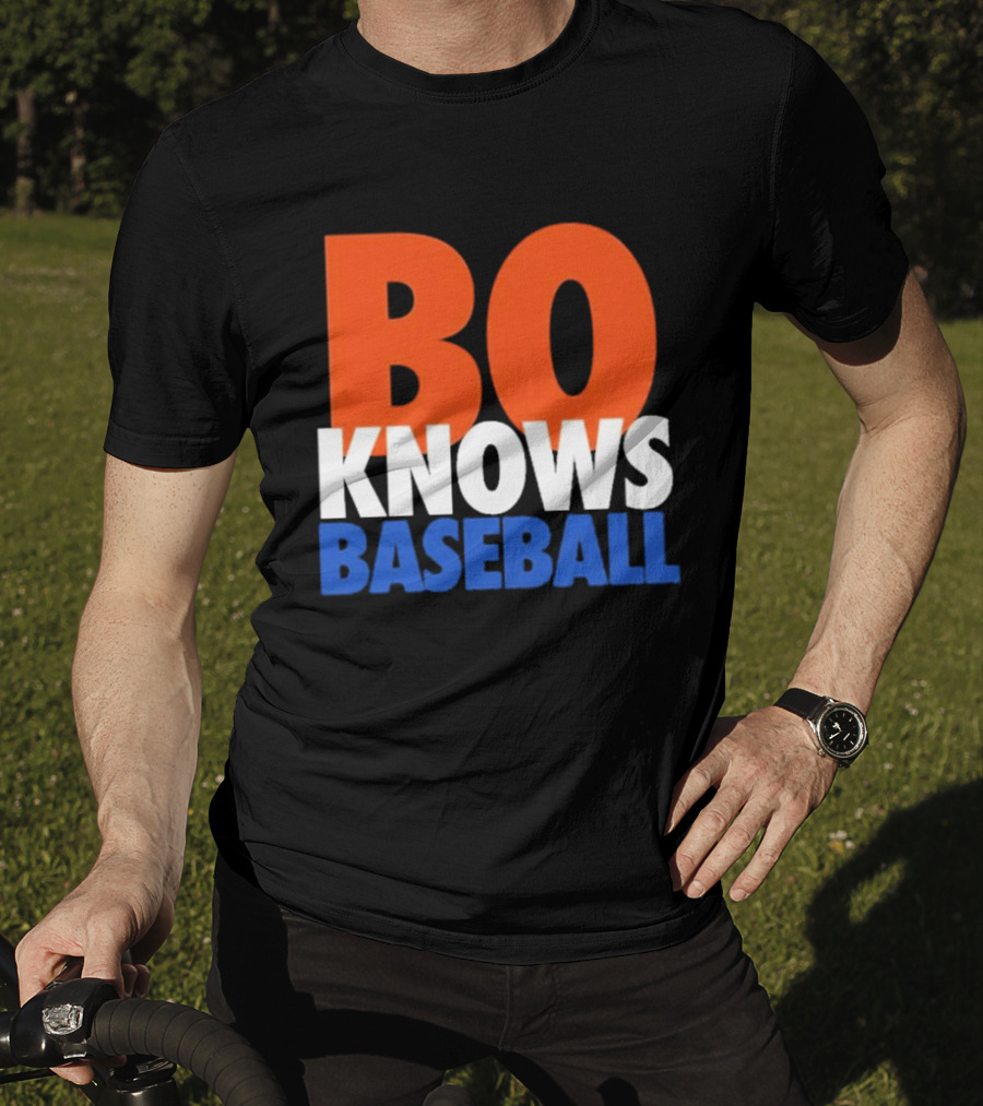 Bo Knows Baseball Retro Sports T-Shirt