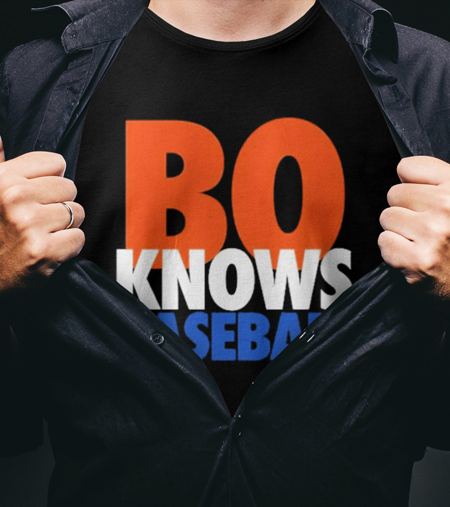 Bo Knows Baseball Retro Sports T-Shirt