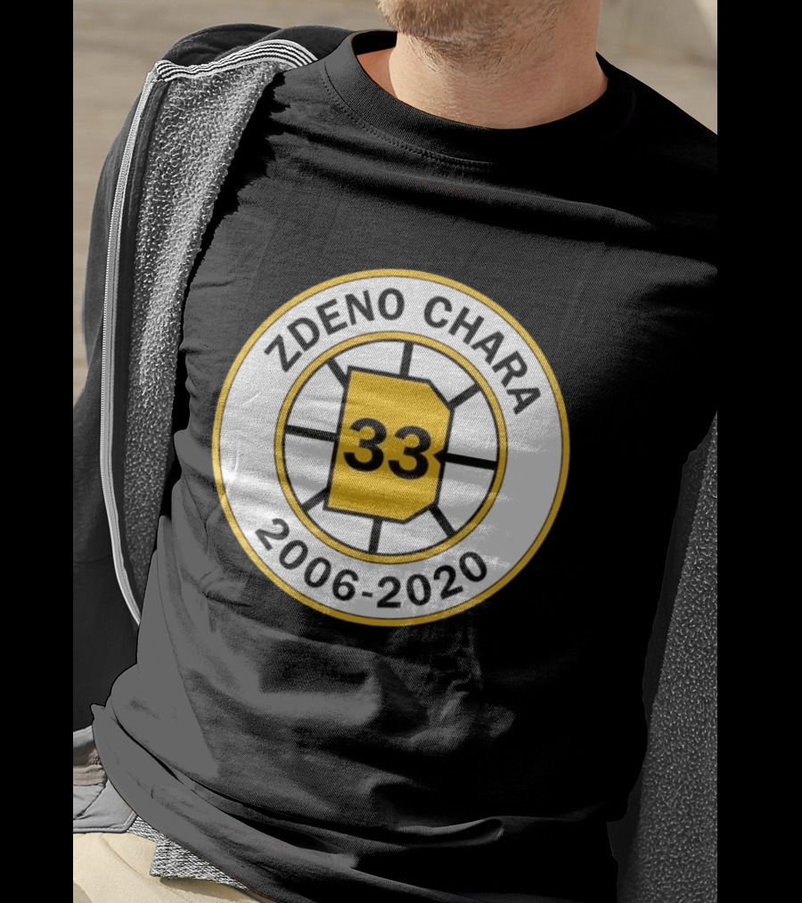 Boston Bruins Zdeno Chára 33 Commemorative 2006 2020 T-Shirt