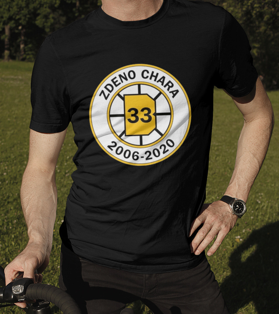 Boston Bruins Zdeno Chára 33 Commemorative 2006 2020 T-Shirt