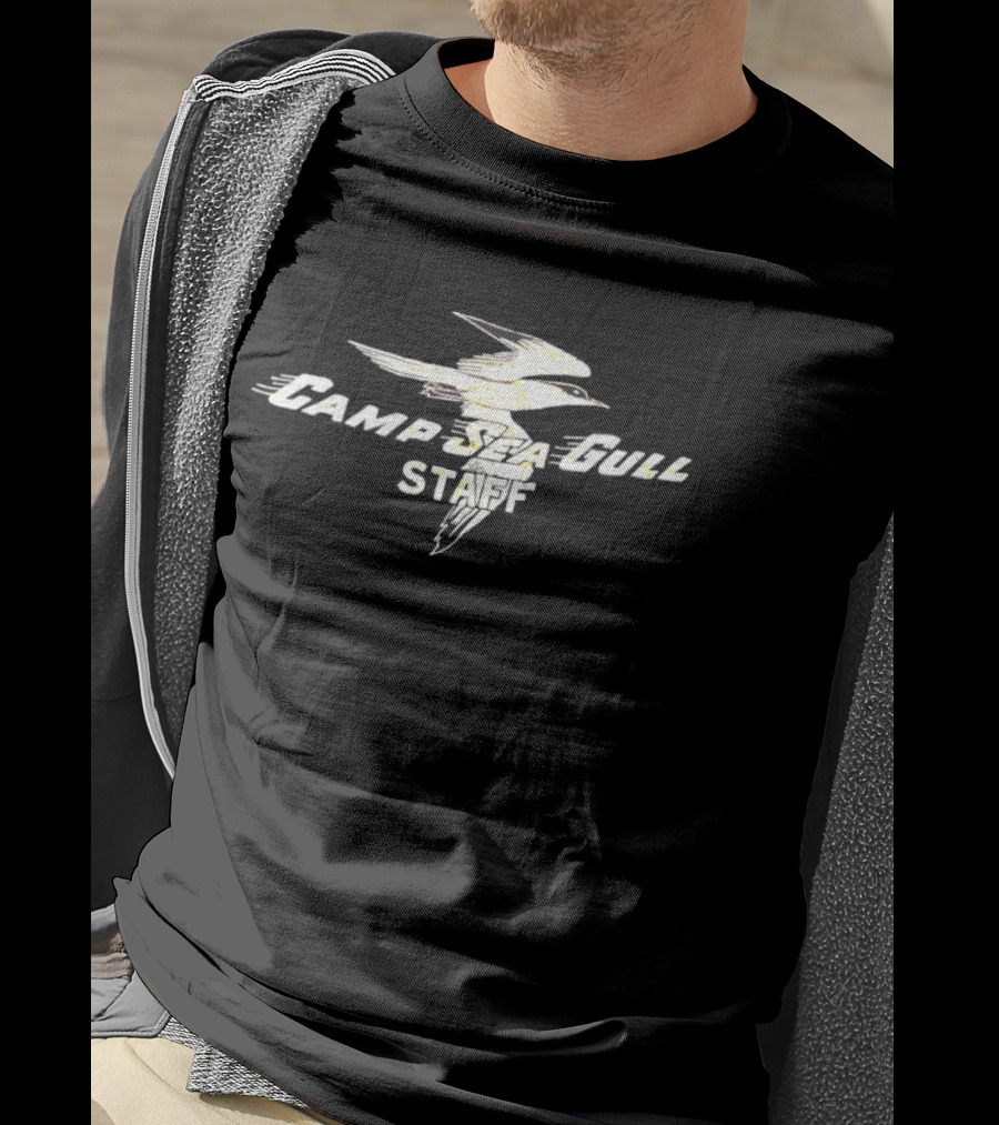 Camp Sea Gull Staff Seagull Flying T-Shirt