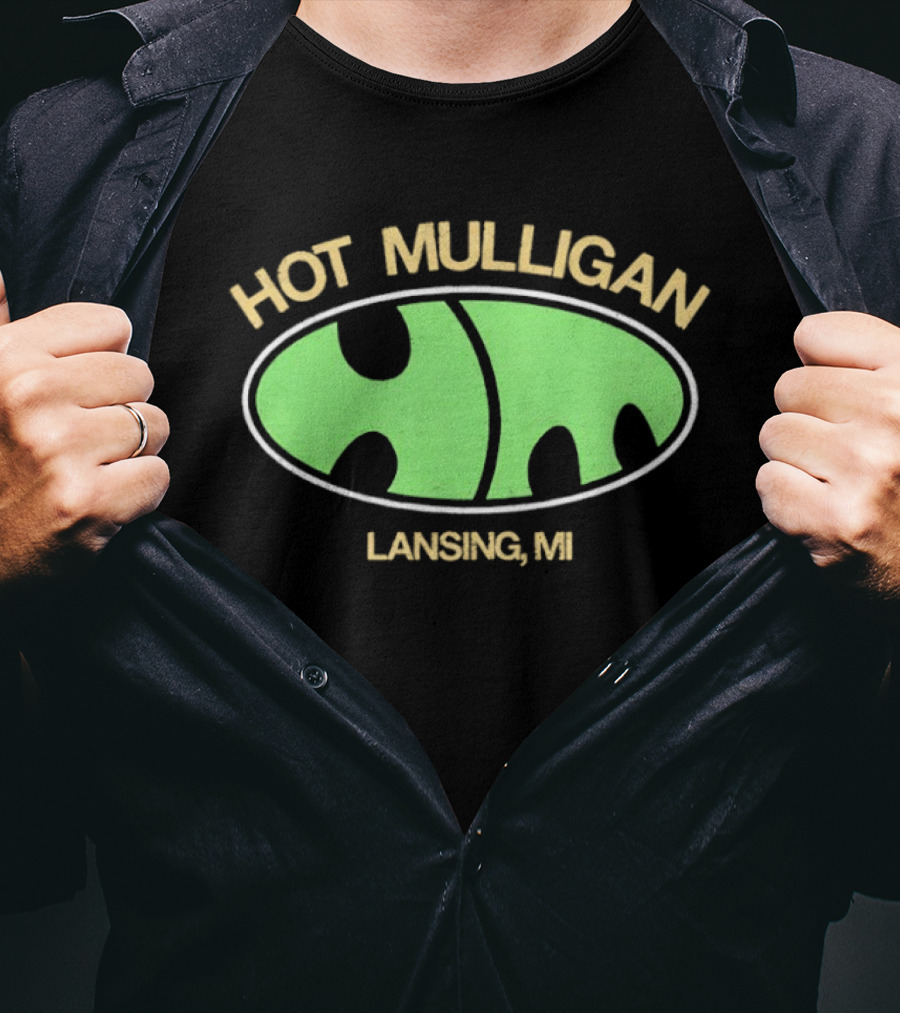 Hot Mulligan Bubble Logo Lansing MI Tour T-Shirt