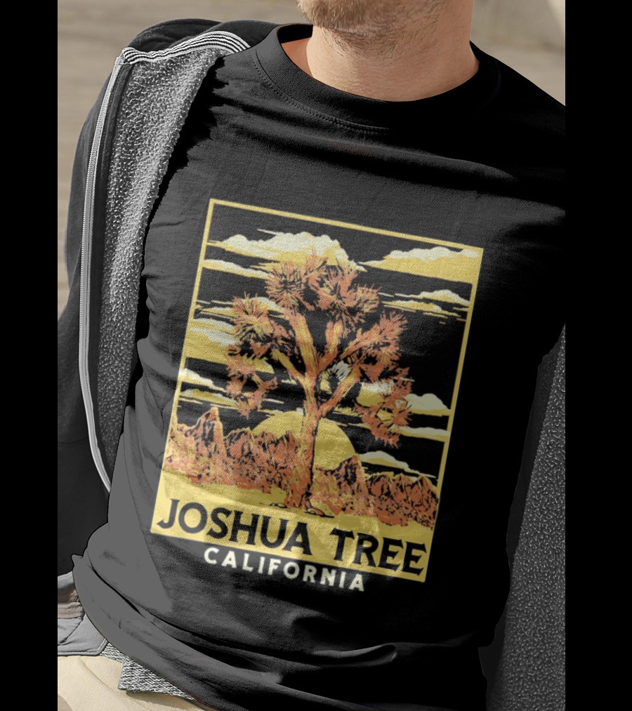 Joshua Tree California Desert Sunset Scenery T-Shirt