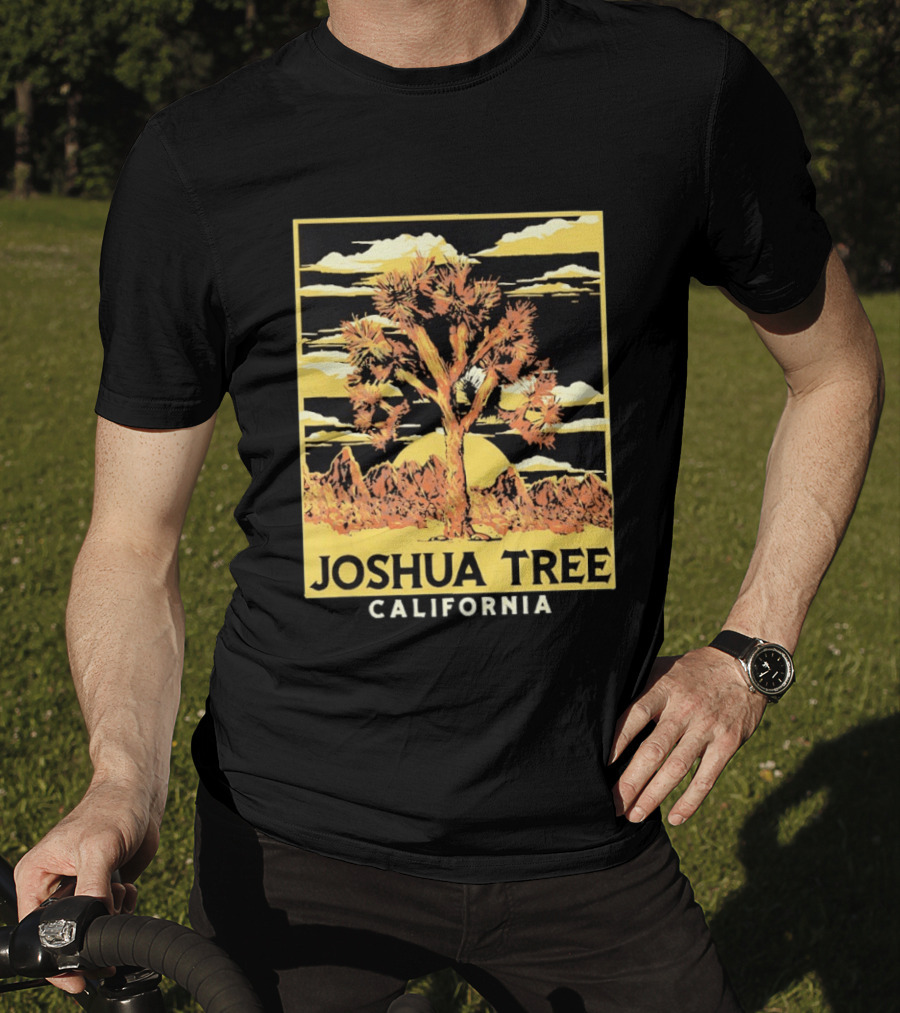 Joshua Tree California Desert Sunset Scenery T-Shirt