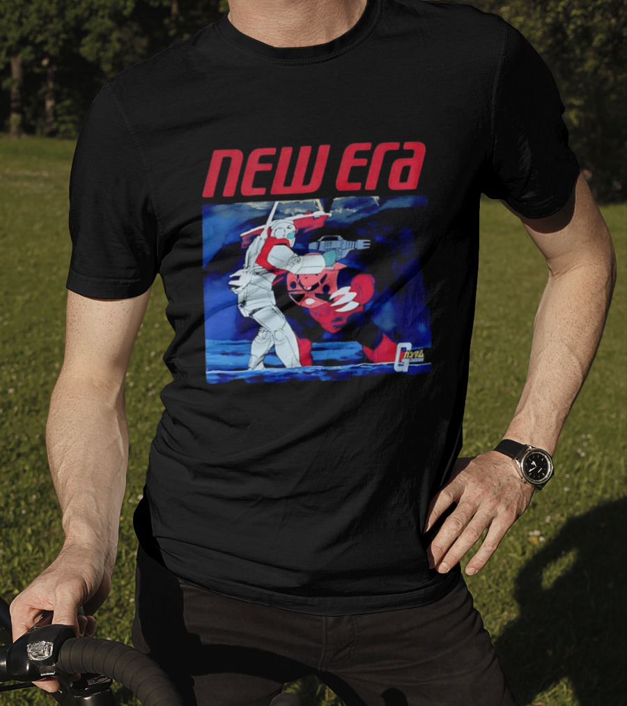 New Era Gundam 1979 Anime Battle Scene T-Shirt