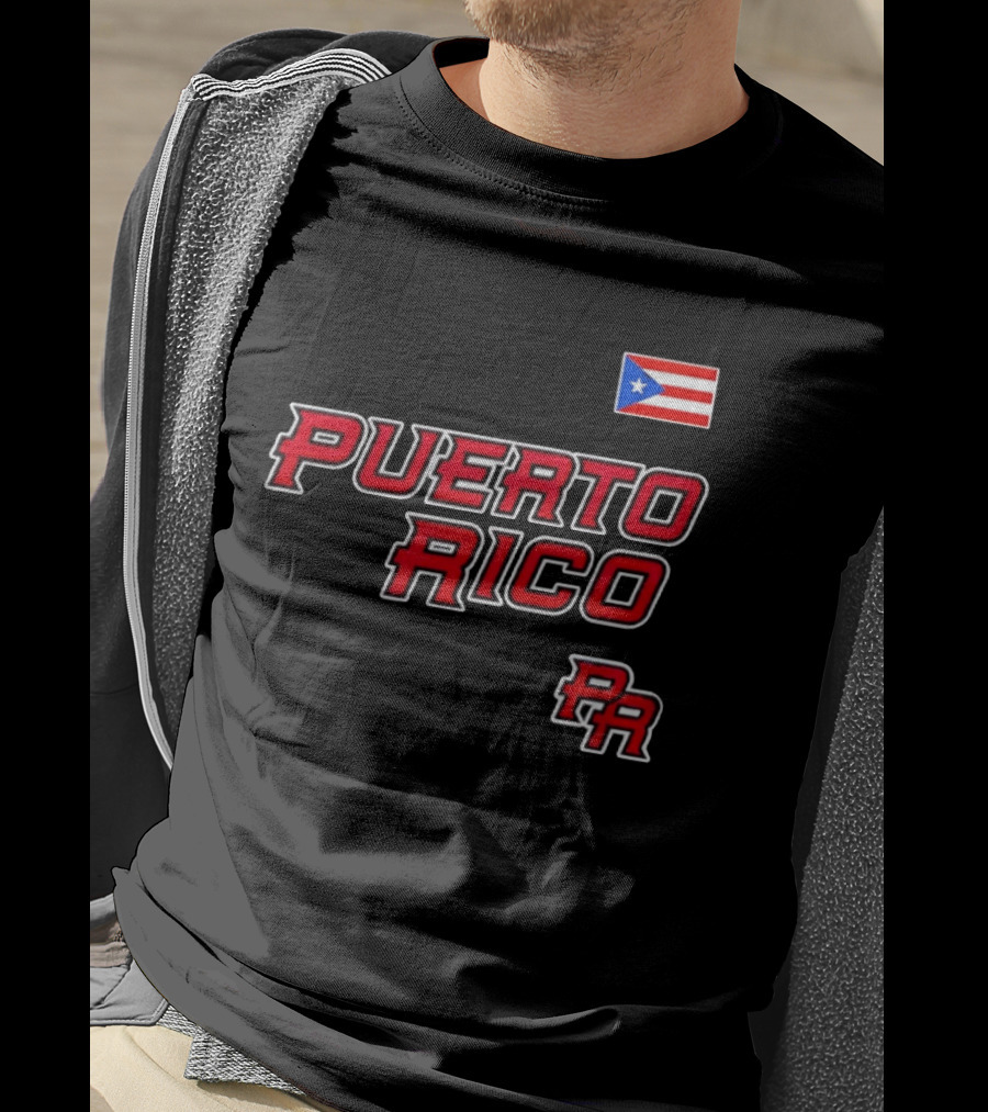 Puerto Rico Baseball 2026 Flag PR T-Shirt