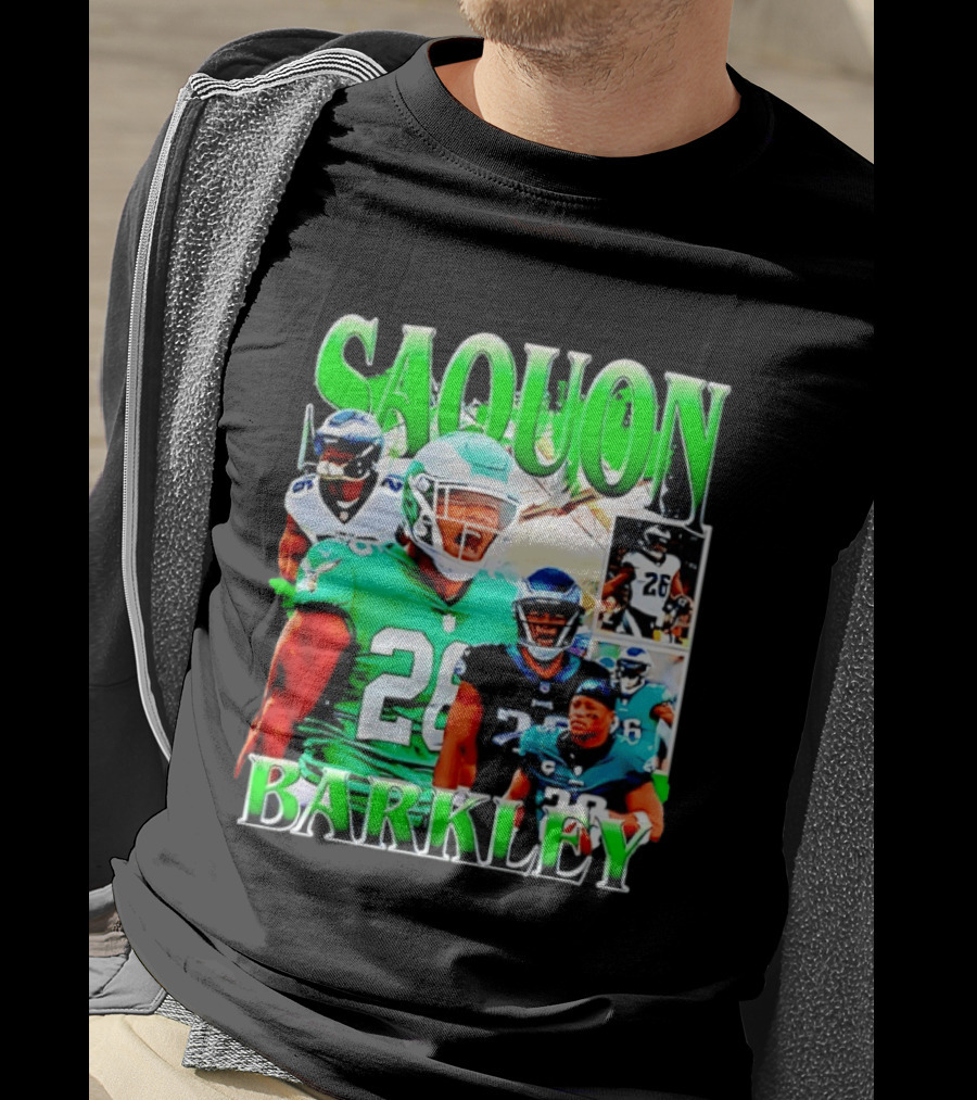 Saquon Barkley 26 Philadelphia Eagles NFL Football 2026 T-Shirt