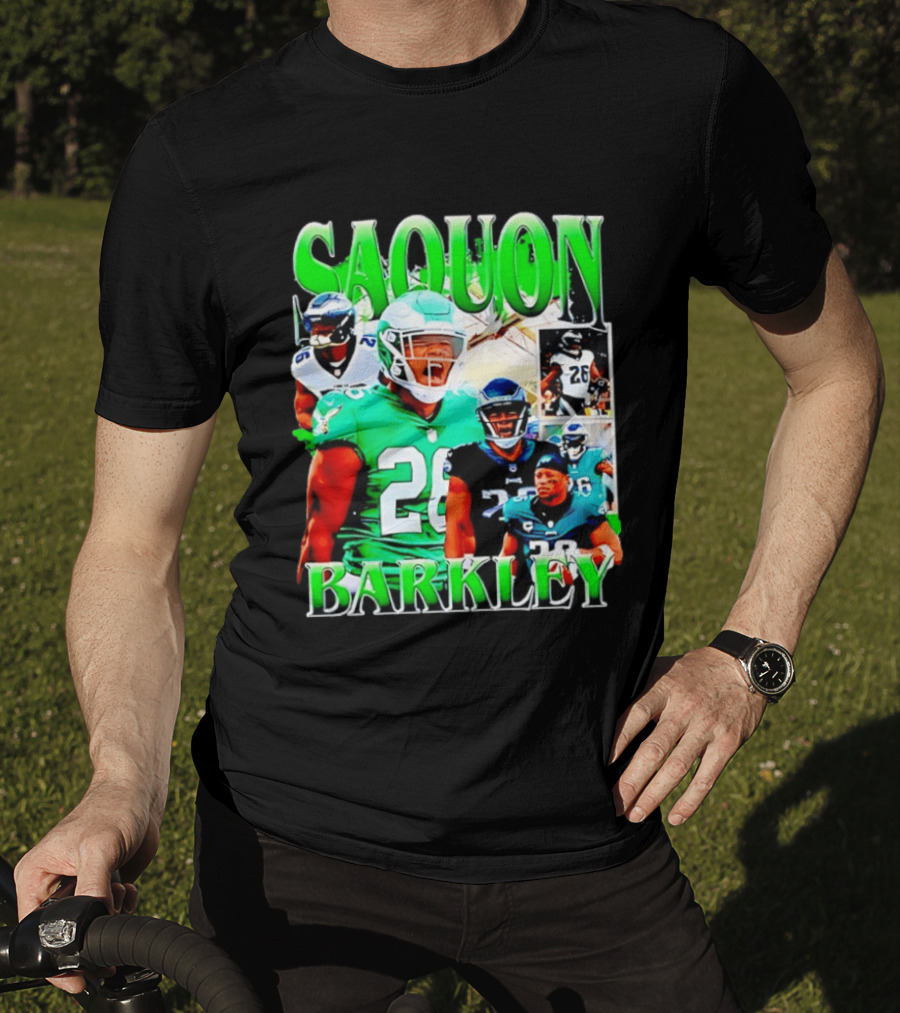 Saquon Barkley 26 Philadelphia Eagles NFL Football 2026 T-Shirt