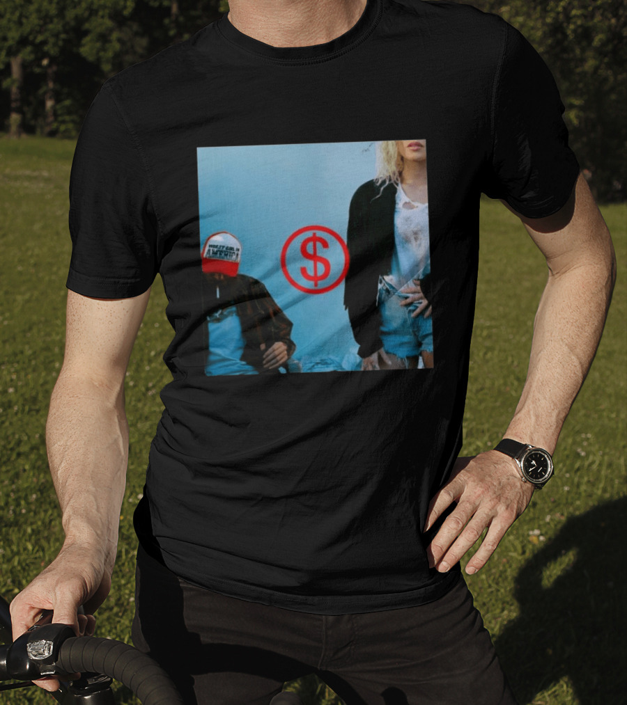 Slayyyter Worst Girl In America Vinyl CD Album Cover Red Dollar T-Shirt