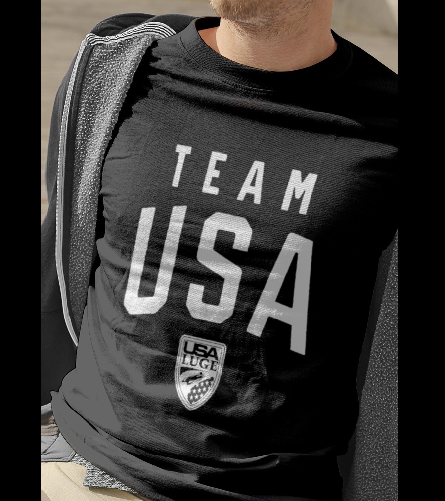 Team USA Luge Winter Sports T-Shirt