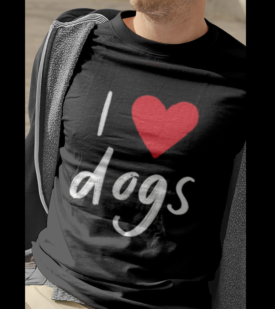 We Rate Dogs I Heart Dogs Love Canine T-Shirt