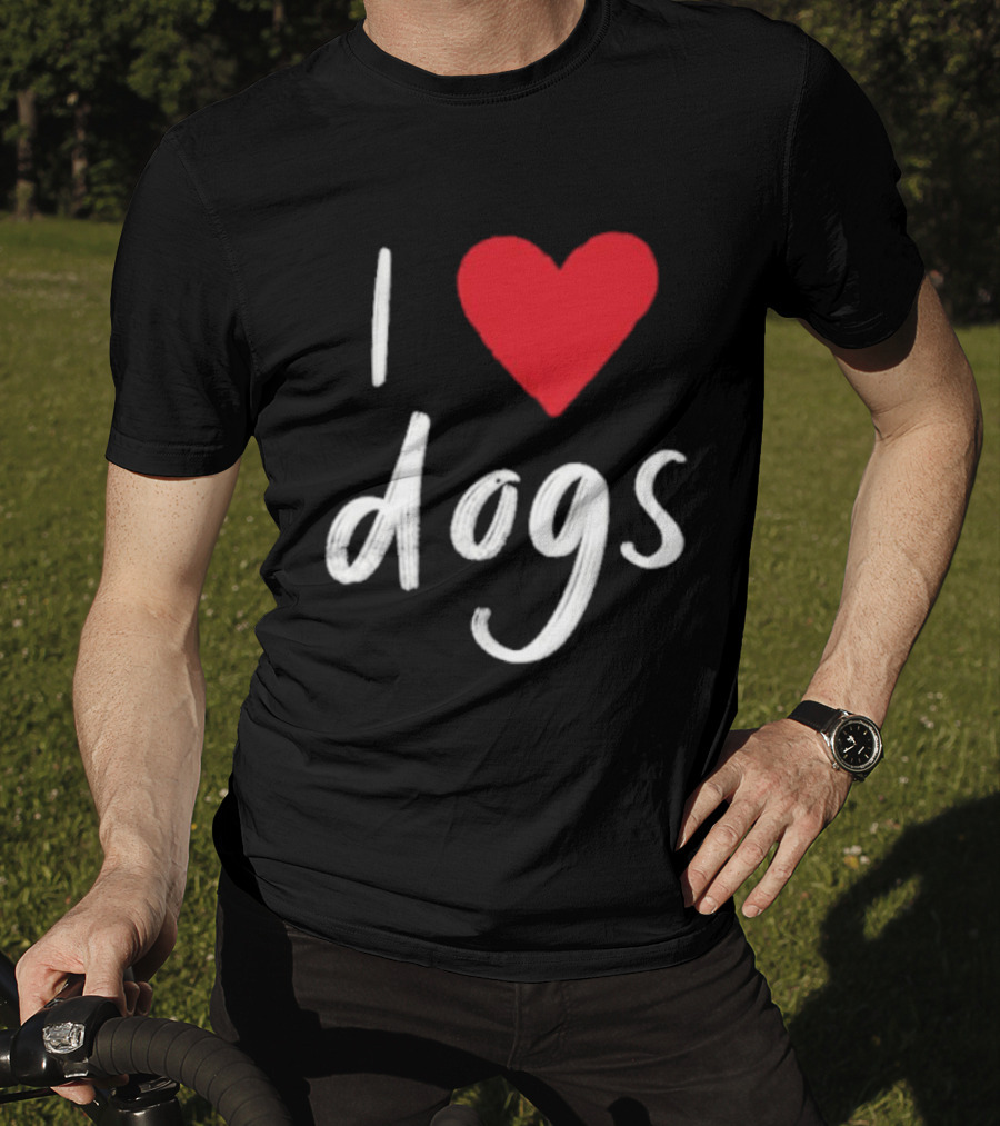 We Rate Dogs I Heart Dogs Love Canine T-Shirt