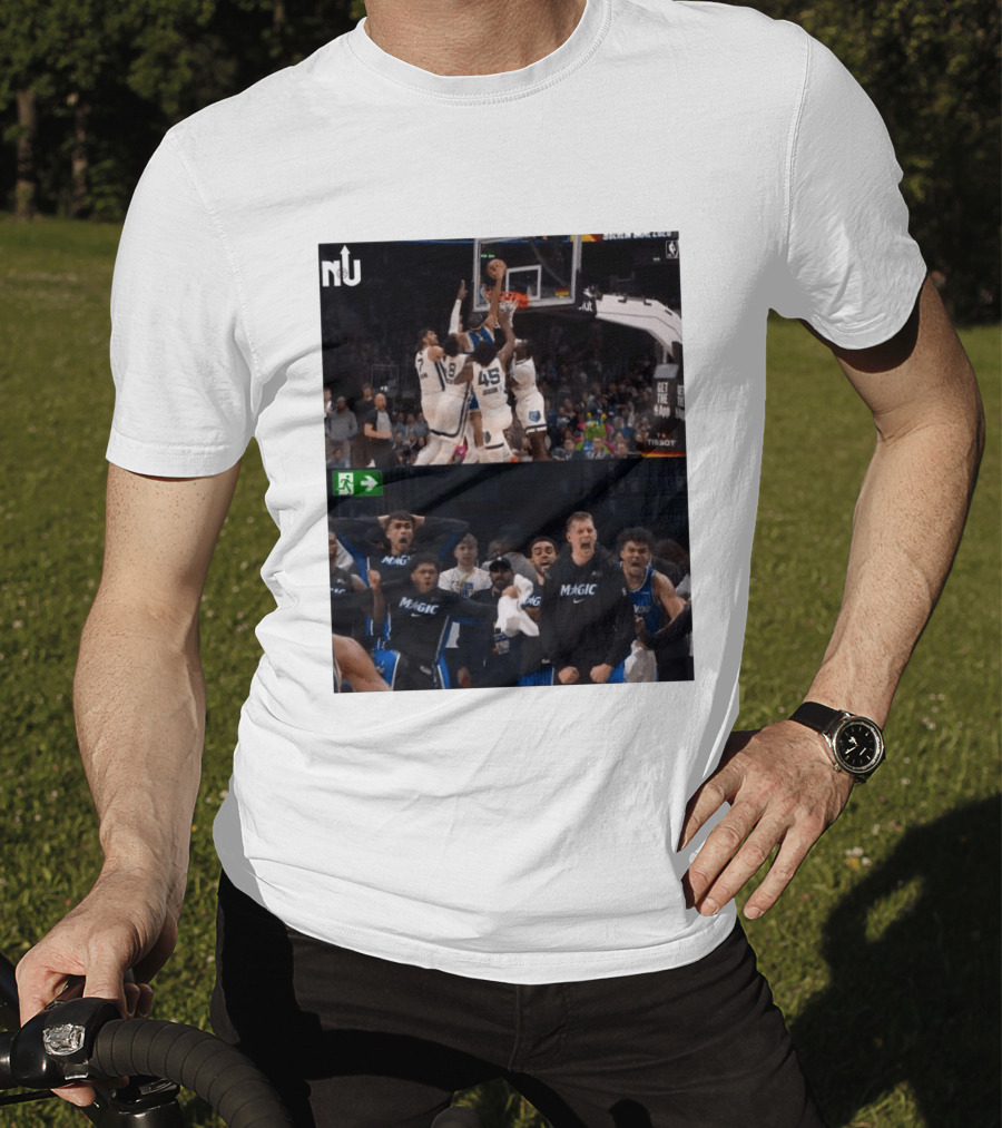 Anthony Black Dunk Against Memphis Grizzlies Magic Reaction T-Shirt