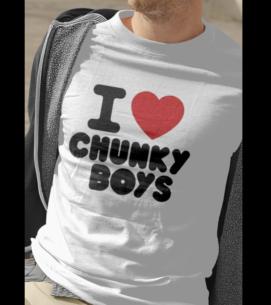 I Love Chunky Boys Heart T-Shirt